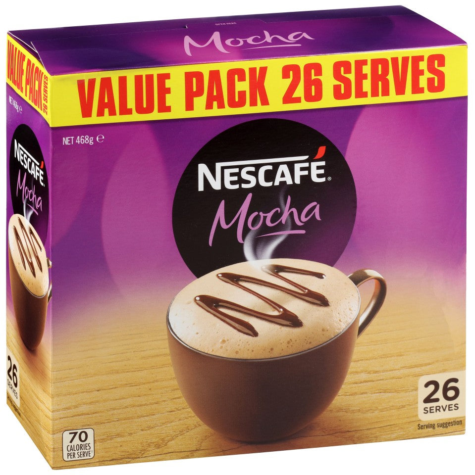 Nescafe Coffee Mixes Mocha Sachets 18.5g Box 26