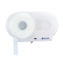 Pacific Hygiene Double Jumbo Toilet Roll Dispenser - White