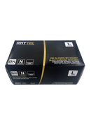 Hytec Premium Black Textured Nitrile Gloves, Powder Free