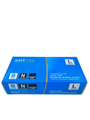 Hytec Premium Blue Long Cuff Nitrile Gloves, Powder Free