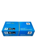 Hytec Premium Blue Long Cuff Nitrile Gloves, Powder Free