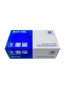 Hytec Premium Blue Regular Nitrile Gloves, Powder Free