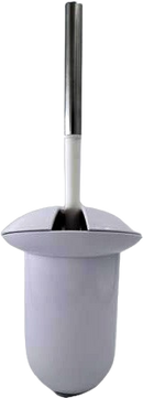 Wall-Mounted Toilet Brush - White