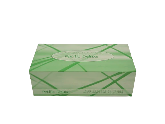 Pacific Deluxe Facial Tissue with Aloe Vera, 2 Ply - FSC