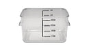 Rubbermaid Square Storage Container, 3.8L, Clear