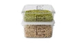 Rubbermaid Square Storage Container, 3.8L, Clear