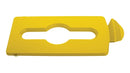 Rubbermaid Slim Jim Recycling Station Mixed Recycling Lid Yellow