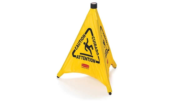 Rubbermaid Pop-Up Safety Cone, 30" (76.2 cm) Multi-Lingual