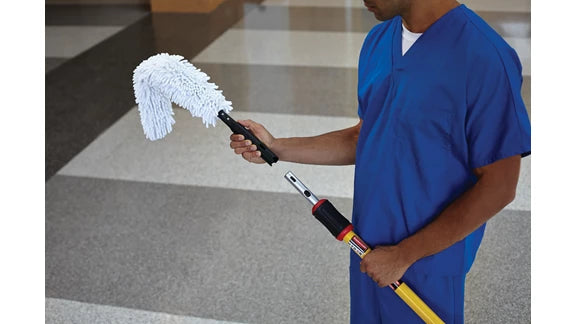 Rubbermaid Executive HYGEN Multipurpose Flexible 
Microfibre Dusting Wand W/Sleeve
