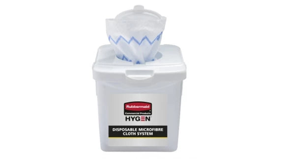 Rubbermaid Disposable Microfibre Cloth 12" Tub (x4)
