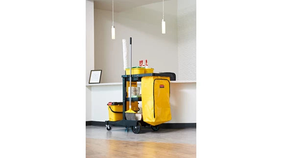 Rubbermaid Janitorial Cleaning Cart Vinyl Bag 90L