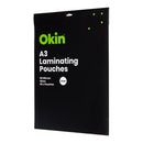 Okin Laminating Pouches A3 Gloss 80mic, Pack of 25