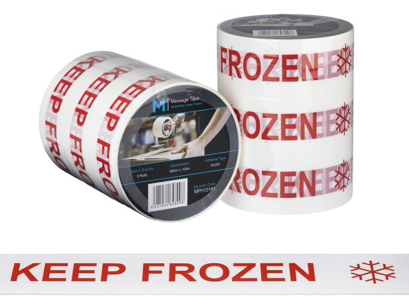 Message Tape Keep Frozen -