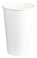 Single Wall PE Paper Cups - White, 16oz, 510ml (1000) 90mm Diameter