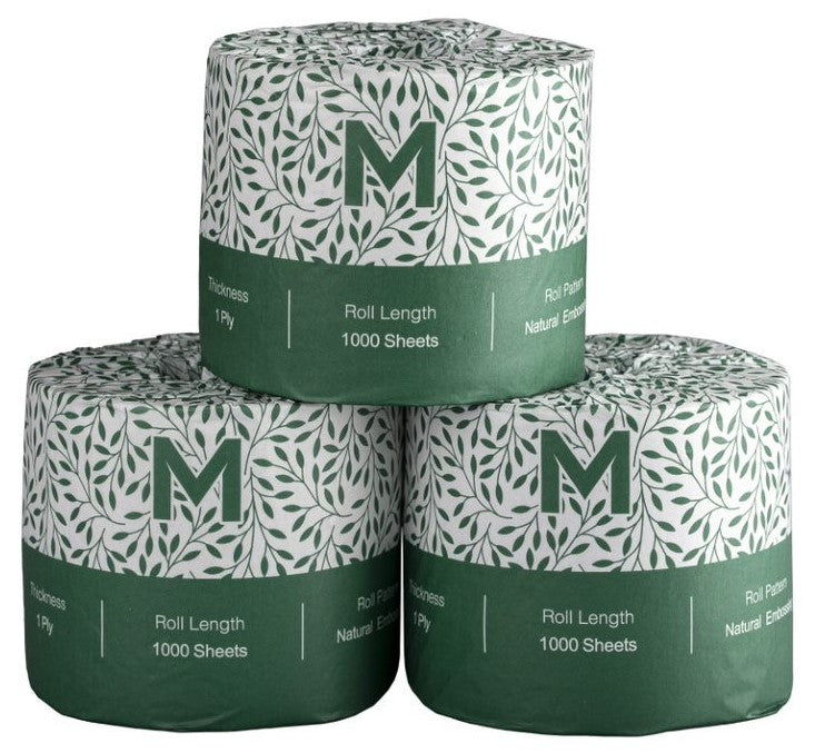 Recycled Wrapped Toilet Tissue (48 Rolls per box)
