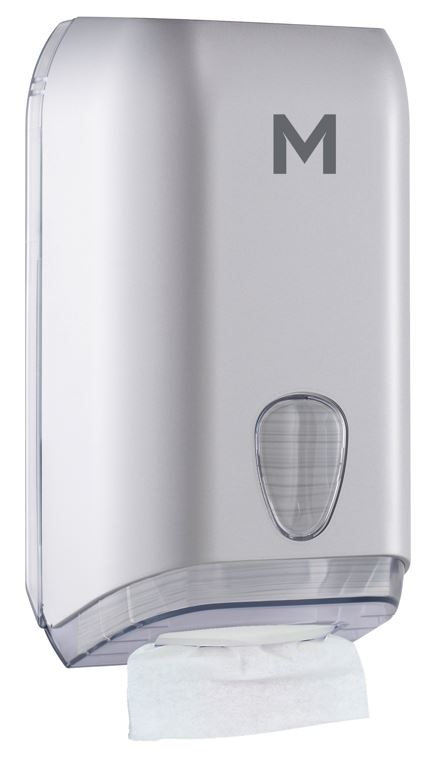 Interleave Tissue Dispensers Silver 700 sheet capacity (1 dispenser)