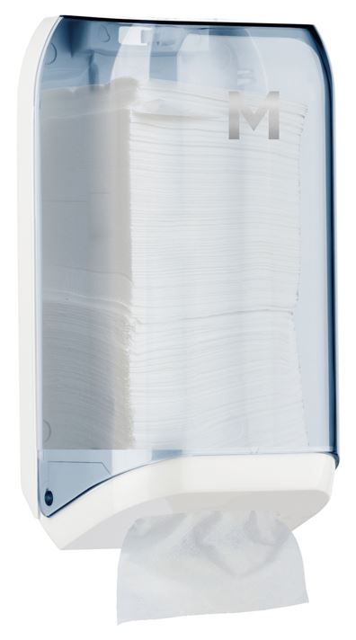 Interleave Tissue Dispensers Transparent 700 sheets capacity (1 dispenser)