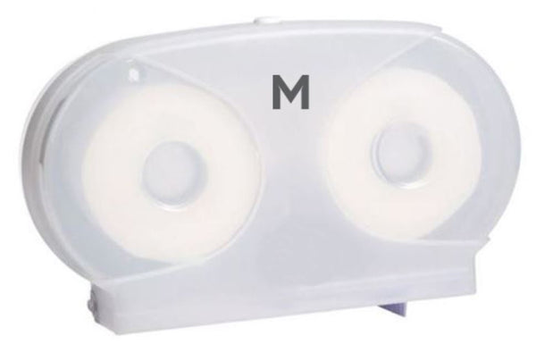 Wrapped Toilet Roll Dispensers White 40mm core size (1 dispenser)