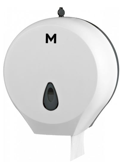 Single Jumbo Roll Dispensers White 1 roll capacity (1 dispenser)