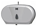 Double Jumbo Roll Dispenser Silver 2 roll capacity (1 dispenser)
