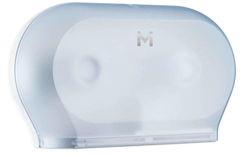 Double Mini Jumbo Dispenser Transparent (2 roll capacity)