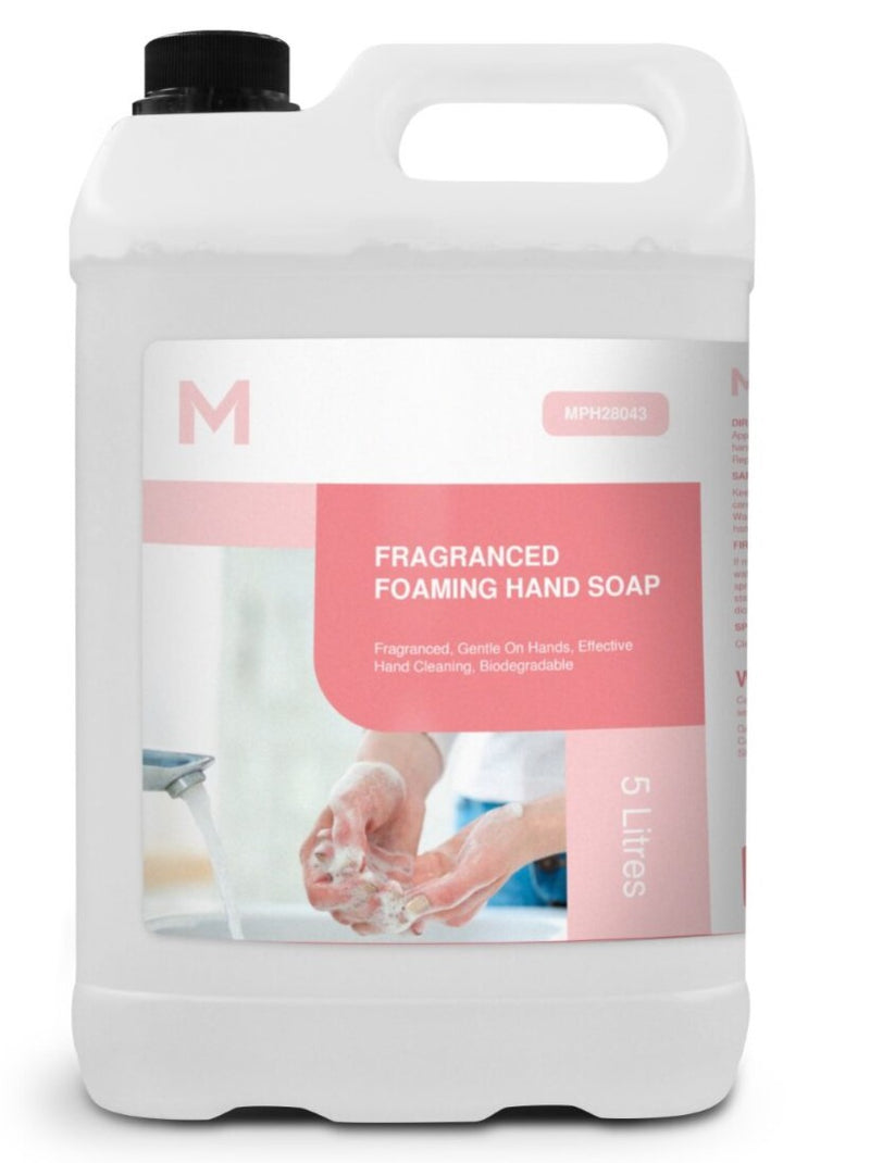Fragranced Foaming Hand Soap - Clear, 5L Refill Bottle