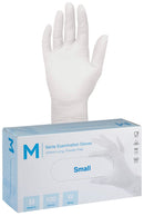 Nitrile White Gloves 5.0g Small (1000 gloves)