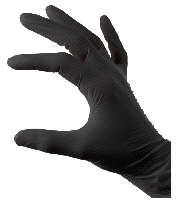 Nitrile Black Diamond Gloves 9.0g Medium (1000 gloves)
