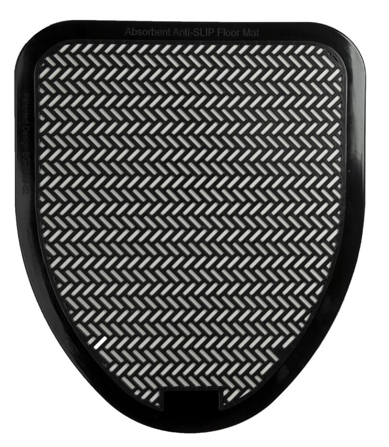 Urinal Floor Mat - Black, 520mm x 450mm