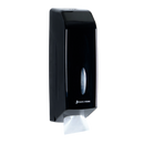 Pacific Hygiene Interleaved Toilet Tissue Dispenser Black - Direct Business Supplies