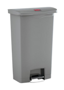 Rubbermaid streamline® pedal bin 50L grey - Direct Business Supplies