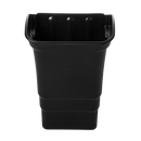 Rubbermaid refuse bin 30.3L black for utility carts