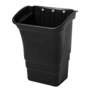 Rubbermaid refuse bin 30.3L black for utility carts
