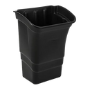 Rubbermaid refuse bin 30.3L black for utility carts
