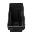 Rubbermaid SLIM JIM® Container with Venting Channels 87L - Black - Direct Business Supplies
