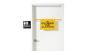 Rubbermaid "Closed for Cleaning" Hanging Sign, Yellow