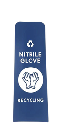 RCP Slim Jim Recycling Station Front Panel Label