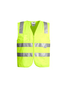 Syzmik Hi Vis Zip Vest Yellow