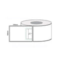 Direct Thermal Labels Permanent Face Cut 100 x 150mm 25mm Core White Roll 400 Carton 5