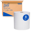 Scott Hand Towel Hard Roll 1 Ply 1005 304m White Carton 6