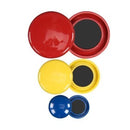 Boyd Whiteboard Magnets Round Assorted Sizes and Colours Pack 30