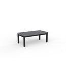 Cubit Coffee Table 1200wx600d Silver Top / Black Frame
