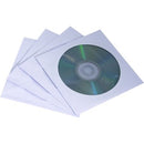 Fellowes CD/DVD Sleeve White Paper Pack 100