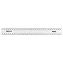 Okin Ruler Metric Clear Plastic 30cm