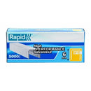 Rapid Staples No. 13/6 Finewire Box 5000