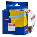 Avery Day Rotation Labels Wednesday Freezer Safe 937323 24 x 24mm Pack100