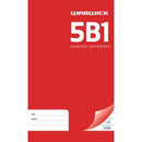 Warwick 5B1 Notebook Indexed Soft Cover 7mm Ruled 165 x 100mm 32 Leaf