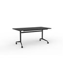 Team Flip Table 1600wx800d Black Top / Black Frame