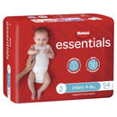 Huggies Essentials Nappies Infant  4-8kg Pack 54