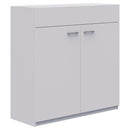 Pryme Storage Planter Melteca Hinged Door 1200Wx1200Hmm White